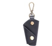 Universal Genuine Leather Mini Key Bag Minimalist Luxury Men Car Key Pouch Portable Handmade Pocket Keychain Case Car Accessory