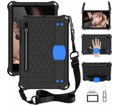 Funda de goma EVA tableta para Samsung Galaxy Tab S8 de 11 pulgadas, funda de goma EVA segura con soporte para hombro y correa d