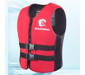 SWROW Adult Life Vest Neoprene Men Women Water Sports Buoyancy Jacket Swimming Vest Boating Surfing Kayak Drifting Ski Life Vest