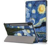 For Samsung Galaxy Tab S8 S7 Plus S7 FE SM-T970 Tablet Leather Folding Magnetic Cover Funda for Galaxy Tab S7 S8 Plus S7 S8 Case