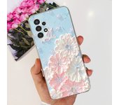 For Samsung A13 4G 5G Phone Case Samsung Galaxy A13 A135F A136B Back Cover Soft TPU Transparent Silicone Bumper Flower Butterfly