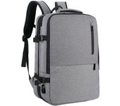 Mochila para portátil de expansión de gran capacidad Mochila de viaje de carga impermeable para viajeros