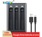 HQIX for Insta360 X3 Panorama Action Camera Battery Charger