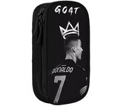 Ronaldo Football Pencil Case Cr7 Pen Box Bag Girls Boys Large Storage Students School Cosmetic Pencilcases Makeup Bags