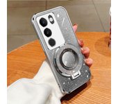 VIVO V29 5G V29Lite V23 Glitter Cardboard Design Multifunctional Phone Case with Foldable Stand Y17S