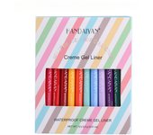 Waterproof Eye Liner and Shadow Pencil Set 12 Colors Natural Matte Long Lasting Easy Apply Colored Retractable Makeup Liners