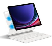 AJIUYU Magic Keyboard For Samsung Galaxy Tab S9 FE 10.9 S8 S7 11 S9+ S8+ S7 FE Plus 12.4 Inch Tablet Magnetic Teclado Cover Case