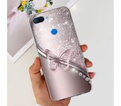 For Xiaomi Mi 8 Lite Case Clear Silione With Cute Painted Soft Phone Back Cover For Xiomi Mi 8 Lite Fundas Mi8Lite Coque Capas