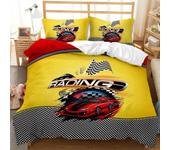 Race Car Extreme Sports Cool Car Sports Bedding Set Boys Girls Twin Queen Size Duvet Cover Pillowcase Bed Kids Adult