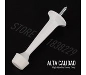 KAK Rubber Door Stopper Heavy Duty Zinc Alloy Wall-Mounted Door Holder Anti-collision Wall Protector Door Hardware 4 Color