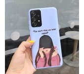 For Samsung Galaxy A72 A52 5G Case Fashion Couple Heart Soft Touch Silicone Cover Shockproof Funda For Samsung A72 A 72 52 Cases