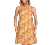 Customized Fashion A-Aperols Spritz Women's Sleeveless Sun Skirt Beach Wear Travel Leisure Bag