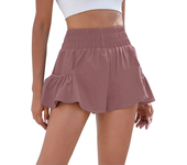 Pantalones cortos de cintura alta para mujer, pantalones cortos deportivos para correr, entrenamiento, gimnasio, pantalones de secado rápido, pantalones de Yoga, pantalones de tenis, pantalones cortos de verano para mujer