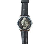 Doble cara transparente hueco automático reloj mecánico reloj de hombre a prueba de agua reloj de cuarzo luminoso