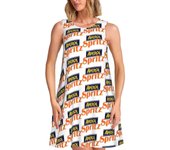 Customized A-Aperols Spritz Women's 3D Printed Holiday Travel Sleeveless Beach Dress
