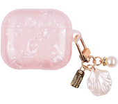 Girl Pearl Shell Keychain Case for AirPods Pro 2 3 2023 1 Case for AirPods Pro2 Pro 2nd Generation Airpod Pro Case Silicone Capa