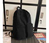 Estudiante, gran capacidad, mochila, universidad, mochila escolar, lona, nuevo estilo, color sólido, literario, mochila