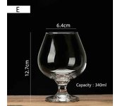 Cognac Brandy GlassTransparent High  Goblet  Wine Glass Scented Cup Suit Whisky Vodka Bar Restaurant Drinking Vessel
