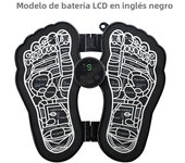 Masajeador de pies plegable, que almacena el masajeador de pies perezosos, fisioterapia de pulso de acupuntura