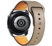 Leather Strap Samsung 7/FE/6/5 44mm 43mm Pro 45mm bracelet 20/22mm Band for Galaxy Watch 4 Classic/Active 2/3 42 46mm