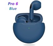 Pro6 True Wireless Earbuds Bluetooth Earphone Touch Control with Mic Waterproof TWS Stereo Headphone Headset Sport