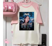 Kenia Os top women patterned modern style crew neck t shirt female graphic funny designer clothing