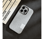 Linen Magnetic Mobile Phone Case for iPhone 16/15/14/13/12 Pro Max Creative Shockproof Mobile Phone Protection Accessories