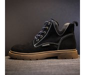 Nuevas botas cortas de mujer botas planas de mujer zapatos de mujer locomotora negra botas finas