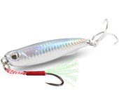 Metal Jig Lure 10g 20g 30g 40g Spinner Blade Popper Sinking Pencil Spinning Fishing Tackle Feather Hook Treble Hooks Pesca Bait