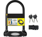 Candado Bicicleta U [Llave] [Soporte de Transporte] [Antirrobo Certificado] 8195EURDPRO - Ideal para Bicicleta, Bicicleta Electrica, Bicicleta Montaña