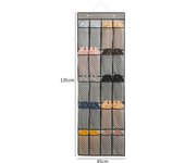Multi-Layer Wall-Mounted Shoe Organizer Foldable Large Capacity Shoe Hanging Rack Space Saving Sundries Organizer Bathroom