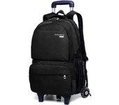 Middle school backpack, trolley, six wheels, climbing stairs