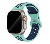 Strap For Apple watch band 44mm 49mm 45mm 41mm 40mm 38mm 42mm Silicone breathable bracelet iwatch series 8 7 se 6 5 4 Ultra 49mm