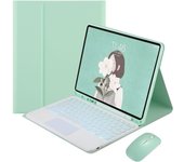 Backlit Keyboard Case for iPad Air 6th 11 inches 2024 Bluetooth Wireless Mouse Cover Touchpad RGB Keyboard Kit Funda Stand