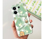 For Xiaomi Poco X6 Pro 2023 Case Fashion Flower Clear Soft Silicone Bumper Cover For Xiomi Poco X6 Pro 5G Coque PocoX6Pro Fundas