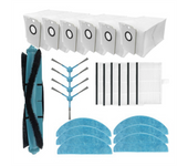 Compatible for Cecotec Conga 7490 Spare Parts Accessories Main Side Brush Filter Mop Pad Dust Bag