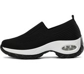 Fashion Women Slip on Breathable Platform Walking Shoes
