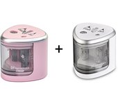 AngelMark Tenwin Double Holes Electric Pencil Sharpener Home School Office Desktop Pencil Sharpener Students Supplies Stationery