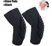 1Pair Youth Adult Sports Knee Pads Elbow Pad EVA Anti-collision Basketball Football Cycling Arm Leg Compression Support Sleeves