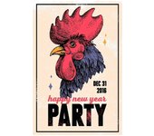 Hen Rooster Egg Coop Vintage Plate Decoration Home Decor Tin Poster for Farmer New Year Wall Art Metal Sign
