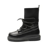 Bajo tubo fly-knit correas niñas botas niñas botas cortas calcetines botas marea