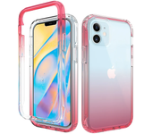 Simple para Apple iPhone 11 12 pro Max 12mini 11 Pro 11 pro Max a2218 coque tapa trasera de silicona degradada de alta transpare