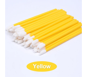 100PCS Lip Applicators Disposable Lip Brushes Make Up Doe Foot Lip Gloss Applicator Eyeshadow Lipstick Lint Free Lash wands