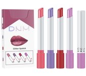 Pipe Fine Lipsticks 4 Quad Set, brillo de labios mate antiadherente polarizado cálido de terciopelo