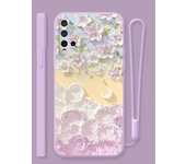 For Samsung Galaxy S25 Ultra S25+ A52 A52s A72 A51 A71 A15 A14 A13 A12 A32 A22 A10 A20 A30 A50 A30s A50s Flowers Soft Phone Case