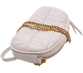 2025 New Female Bag Diamond Check Small Bag 100 Shoulder Crossbody Bag Shell Mini Mobile Phone Bag
