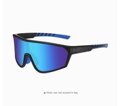 Nuevas gafas de sol deportivas de una pieza con montura grande para hombres y mujeres, gafas de sol coloridas de moda, gafas