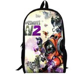Game Plants vs. Zombies Backpack School Bag Student Bag Handbag Satchel Daypack Color