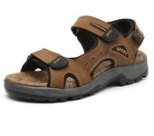 Nueva moda, zapatos de ocio de verano para hombre, sandalias de playa, sandalias de cuero genuino de alta calidad, sandalias suaves de talla grande para hombre, talla 38-48