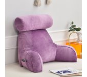 Cristal terciopelo con almohada redonda sofá respaldo sala de estar oficina cama cintura cojín extraíble y lavable